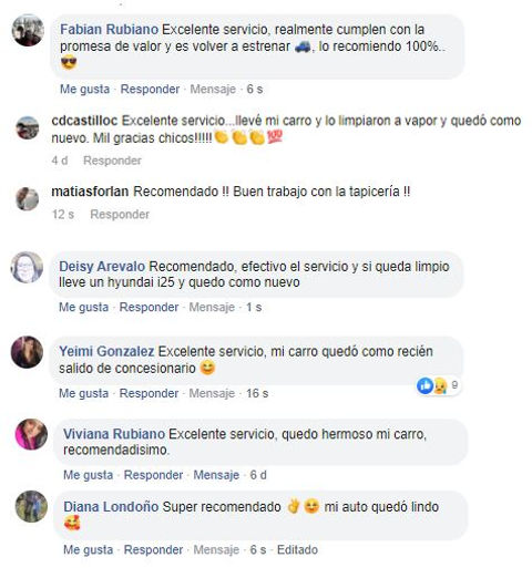 Testimonios clientes Lávame